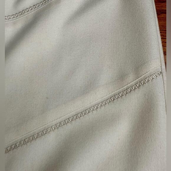 NORTON MCNAUGHTON Vintage Midi Wool Blend Cream Skirt Plus Women’s Size 18P - Picture 2 of 11